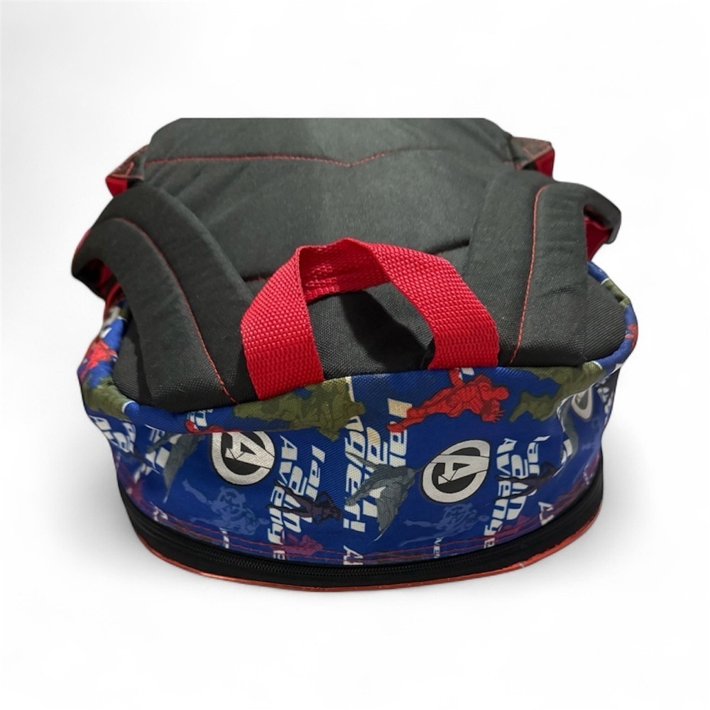 Marvel Avengers Kids Backpack Red Black and Blue - Picture 5 of 8